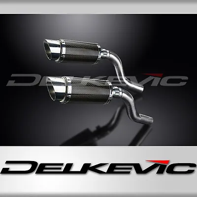 KAWASAKI Z1000SX 2010-19 TOURER 200mm ROUND CARBON  SILENCER EXHAUST KIT • £399.99