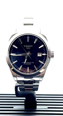 Tissot Gentleman Powermatic 80 Silicium Blue Dial Men's Watch T1274071104100 • $556.99