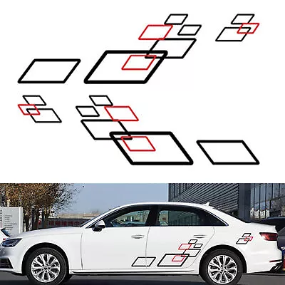 Universal Auto Car Side Body Decal Vinyl Decoration Racing Sport Style Stickers • $18