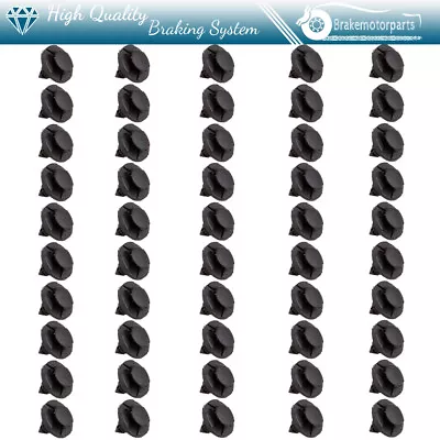 50pcs Fender Retainer Nylon Black Fasteners Carclips For Mitsubishi #01553-09321 • $8.66