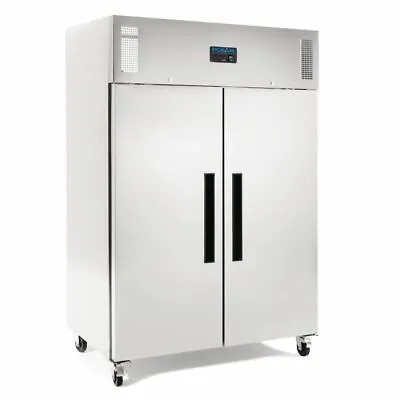 Polar 2 Door Stainless Steel Upright Freezer 1200Ltr • $5509.89