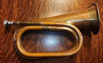 Antique US Military Cavalry Bugle/ Signal Horn Copper & Brass • $135