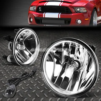 For 07-14 Ford Mustang/-10 Escape Clear Lens Bumper Fog Light Lamps W/switch • $40.70
