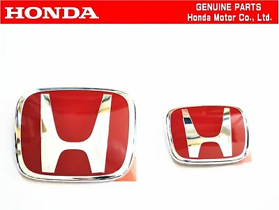 HONDA GENUINE 02-03 CIVIC EP3 TYPE-R ZENKI Front & Rear Emblem  Badge OEM JDM  • $90