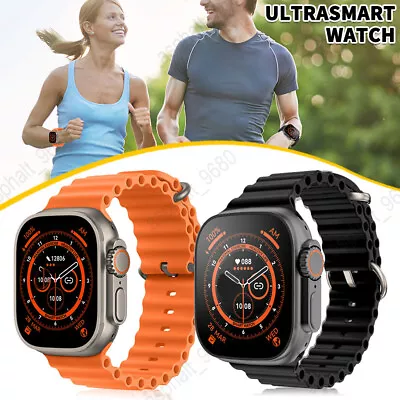 2024 New Smart Watch Women Men Heart Rate For Phone Android Bluetooth Waterproof • £13.99