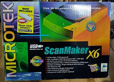 Microtek Scanmaker X6 • $2