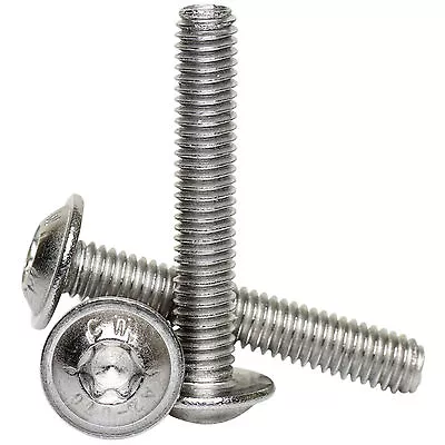£6.75 • Buy M3 M4 M5 M6 M8 A2 Stainless Steel Torx Flanged Button Head Screws Six Lobe