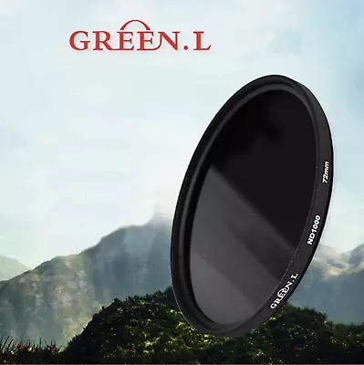 New GREEN.L 37/40.5/43/46/49/52/55/58/62/67/72/77/82/88mm Adjustable ND Filter • $35.99