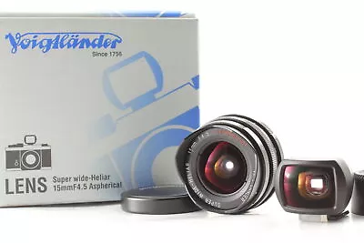 [MINT In Box W/ Finder] Voigtlander SUPER WIDE HELIAR 15mm F4.5 L39 Lens JAPAN • $399.99