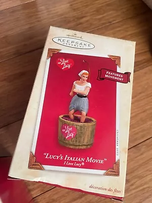 HALLMARK KEEPSAKE Ornament 'I Love Lucy'   Lucy's Italian Movie   FREE SHIPPING • $14.99