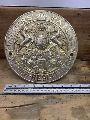 Antique Safe Makers Plate Milners • £17.50