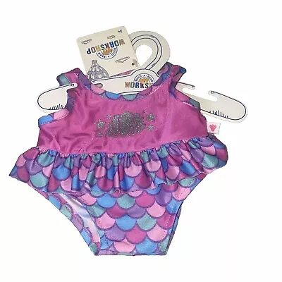 Build A Bear Mermaid Swimsuit NWT Pink • $10