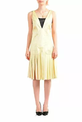 Versus By Versace Women's Yellow Shift A-Line Dress US XS IT 38 • $79.99