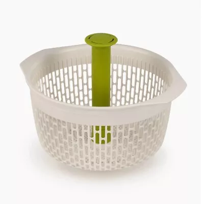 NEW JOSEPH JOSEPH IN SINK SALAD SPINNER Colander Lettuce Strainer • $51.25