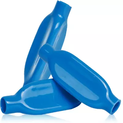 £7.99 • Buy 3 Blue Soft Roll Pen Pencil Writing Grips Proof Slide On Easy Grip Mobility Aid