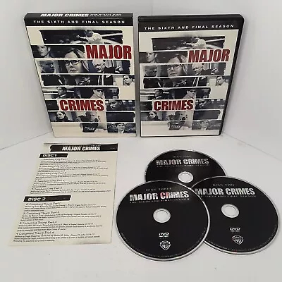 Major Crimes: The Complete Sixth Season 3-DVD Set Cleaned • $16.95