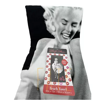 Marilyn Monroe OVERSIZED Beach Towel 40  X 72  Subway Grate Teens Adults • $12.99