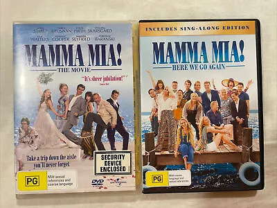 Mamma Mia The Movie Mamma Mia Here We Go Again DVD Region  4 Free Australia Post • $11.25