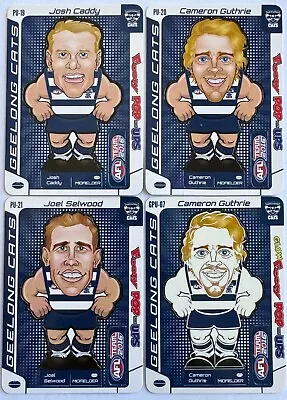 2016 Teamcoach Footy Pop Ups Team Sets - Geelong (4) • $16