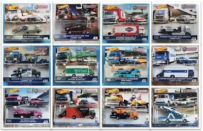 Hot Wheels Team Transport / Premium Twin Pack - Porsche Nissan Volkswagen..... • $53.19