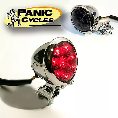 $37.95 • Buy Old School Mini Led Smoke/red Tail Light 12v Cafe Racer Bobber Chopper Hot Rod