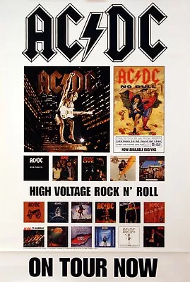 $39.99 • Buy AC/DC 2001 U.S. Tour Concert Original Promo Poster 