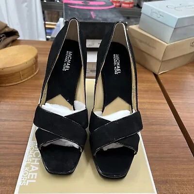 Michael Kors Shoes Women 9M Devon Patent Open Toe NIB • $79