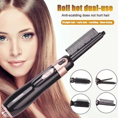 4 In 1 Professional Air Wrap Hair Styler Curler & Straightener Hot Air Brush • $13.99