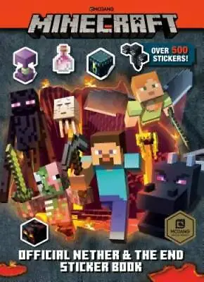 Minecraft Official The Nether And The End Sticker Book (Minecraft) - GOOD • $4.73