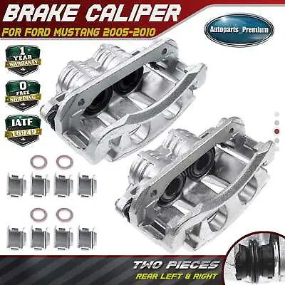 2x Disc Brake Caliper With Bracket For Ford Mustang 2011-2014 Front Left & Right • $131.99