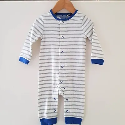 Baby Boden 18-24m Grey Sleepsuit Babygrow New Boys Girls Unisex • £8.99