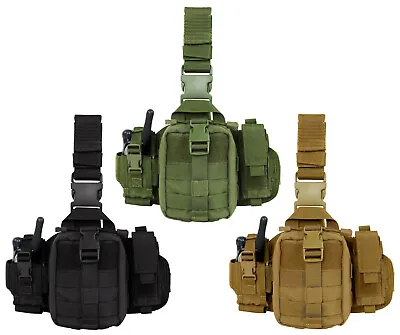 Condor 171192 Tactical MOLLE PALS Drop Leg Thigh EMT Magazine Radio Utlity Pouch • $51.95