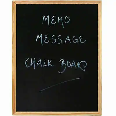 £5.85 • Buy Small 29 X 21cm Black Chalk Reminder Memo WiFi Password Blackboard Board