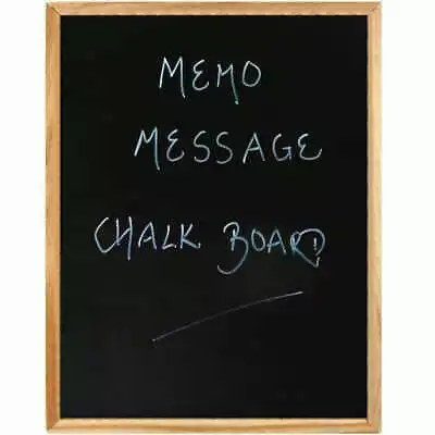 £5.85 • Buy Small 29 X 21cm Black Chalk Reminder Memo WiFi Password Blackboard Board