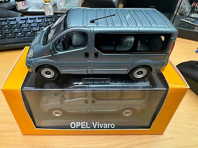 Code 3 Police? 2 X Minichamps 1:43 Opel Vivaro GREY SPARES OR REPAIRS • £3.25