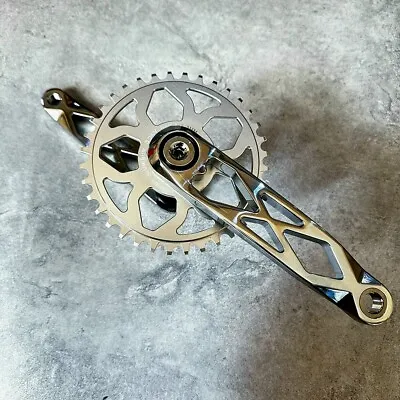 5DEV MTB CRANKSET R-SPEC Trail Enduro Bicycle Hollow Bike Crank Spindle CNC Sram • $212.99