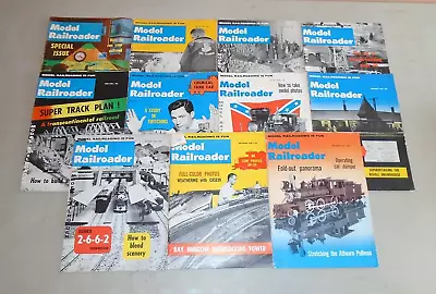 Lot Of 11 Issues Of 1960 Model Railroader Magazine • $8.99