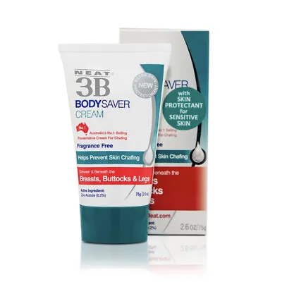 Neat 3B Body Saver Cream - To Stop Body Rashes And Prevents Skin Chafing 75g • $24.95