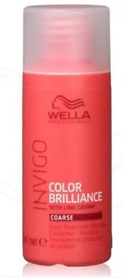 £5 • Buy Wella Invigo Color Brilliance Shampoo With Lime Caviar Coarse Hair 50ml
