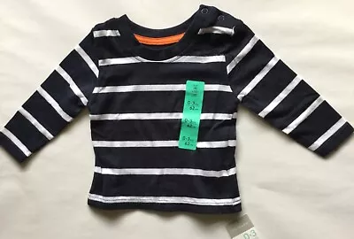 Unisex Baby Black And White Long Sleeve T Shirt • £4.99