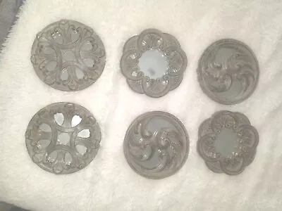 Set Of 6 Boho Celtic Knot Decorative Round Wall Mirrors Vintage 6    • $30