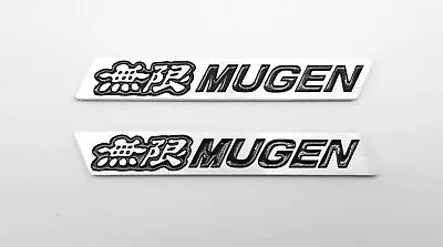 Mugen Emblem Left + Right Side Spoiler Fit Honda GT Wing TypeR Civic Integra BK • $12.99