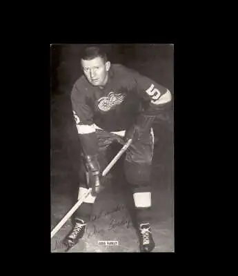 Doug Barkley Signed JD McCarthy Vintage Postcard 1950`s 60`s Detroit Red Wings A • $15