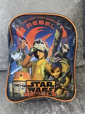 £4.99 • Buy Star Wars Rebels Backpack School Bag, Lunch Bag Rucksack For Boys Girls Kids