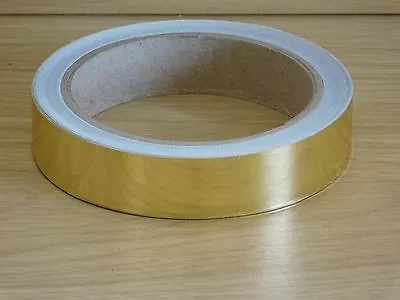 Gold Mirror Tape - Self Adhesive - Hoop Tape - Lures • £6.15