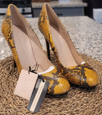 $20 • Buy Zara Woman Special Edition Snakeskin Pumps NWT Size 9