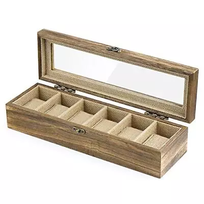 SRIWATANA Watch Box Case Organizer Display For Men  Assorted Sizes  Colors  • $27.43