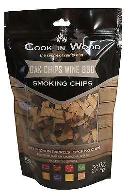 Cook In Wood Smoking Chips For All BBQs - Great Flavours • £2.49