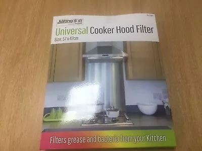 Universal Cooker Hood Filter - Grease - Extractor Fan  - Cut To Fit - 57 X 47cm • £2.95