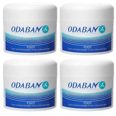 Odaban Antiperspirant Foot Shoe Powder 50g Sweaty Smelly Feet Odour Solution 4pk • £27.99